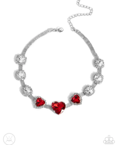 Valentines Vibe Red Necklace