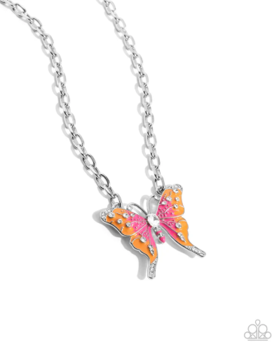 Soft Landing Orange Necklace