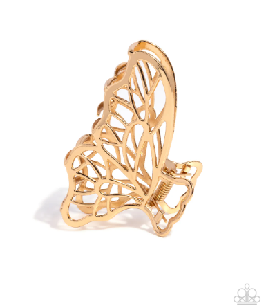 Gliding Grace Gold Hair Clip