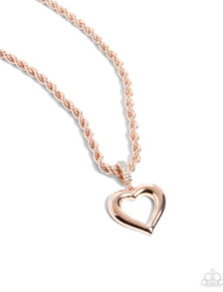 Admirable Academy  Rose Gold Necklace