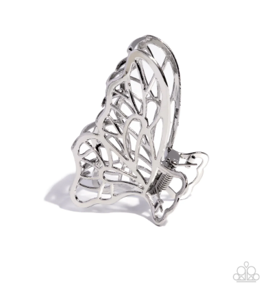 Gliding Grace Silver Hair Clip
