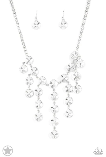 Spotlight Stunner White Necklace
