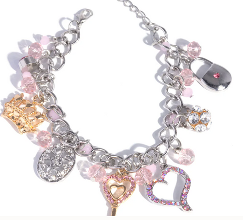 Queen Of The Party Pink Bracelet