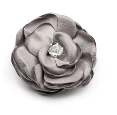 PAMPERED IN PETALS SILVER HAIR CLIP