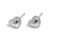 WILL YOU STAY? SILVER POST EARRING