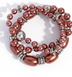 SMOOTH STACKS BROWN BRACELET