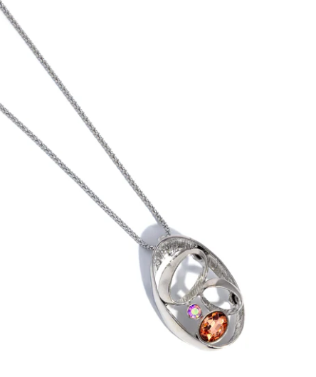 Dramatic Destiny Orange Necklace
