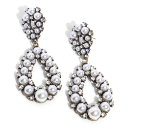 DAPPER DEBUT BRASS POST EARRING