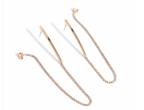 TAILORED TRADE GOLD POST EARRING