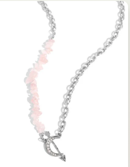 CHISELED CONFIDENCE PINK NECKLACE