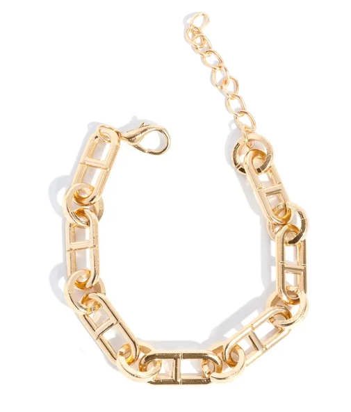 WHEEL BOSS GOLD BRACELET