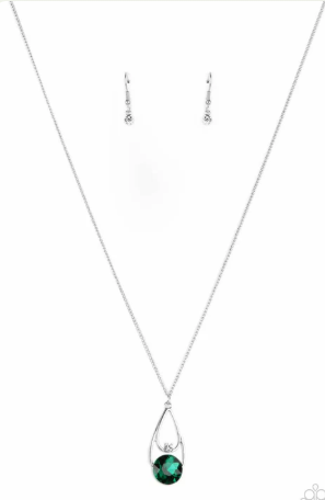 GALA GLEAM GREEN NECKLACE