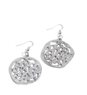 HOLEY HEIRLOOM SILVER EARRING