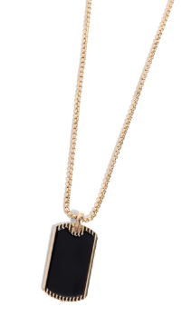 ADMIRABLE ALIGNMENT GOLD NECKLACE