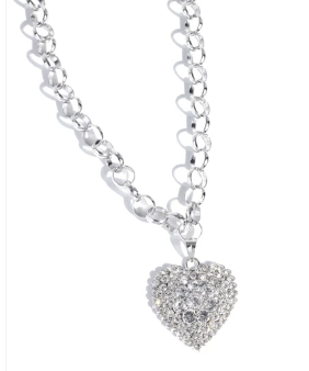 HEARTFELT HAVANA WHITE NECKLACE