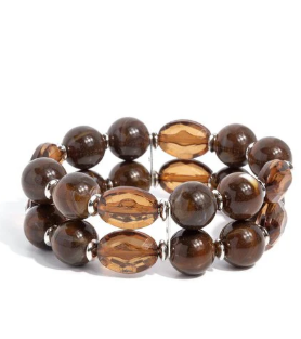 Stacked Season Brown Bracelet