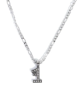 Team Number White Necklace