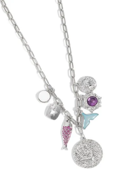 Mismatched Mystery Purple Necklace