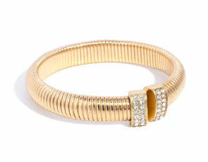 Tailored Transit Gold Bracelet