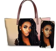"Braids & Brilliance" Purse Set 2pcs