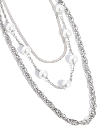 High Class Haute White Necklace
