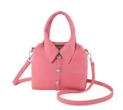Pink Personalized Shirt Square Crossbody Shoulder Bag