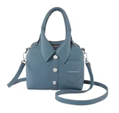 Blue Personalized Shirt Square Crossbody Shoulder Bag