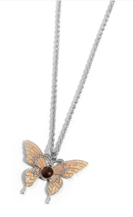 Showstopping Shuttle Brown Necklace