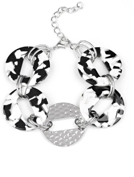 Retro Recharge White Bracelet