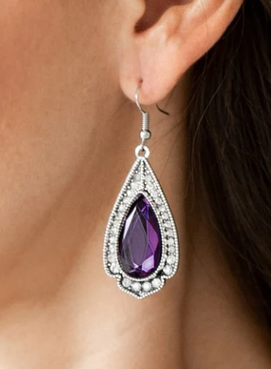 Superstar Stardom Purple Earring