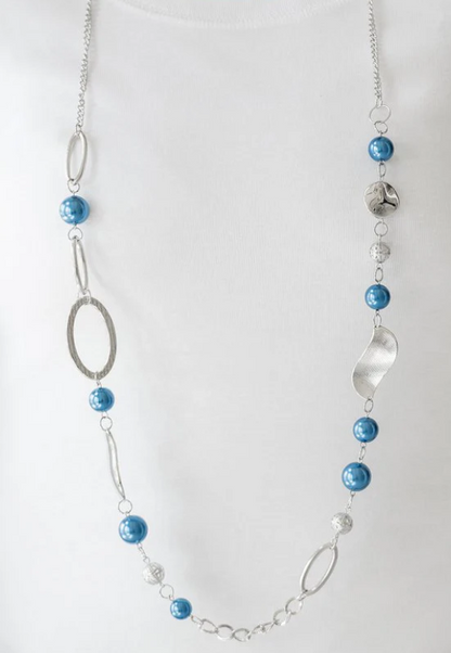 All About Me Blue Necklace