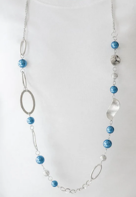 All About Me Blue Necklace