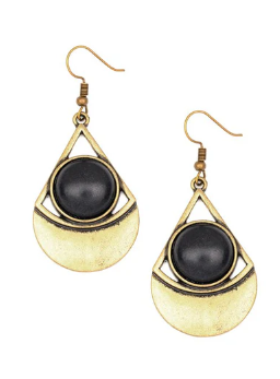 Sonoran Sailing Brass Earring