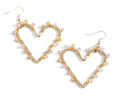 Heart of Your World Gold Earring