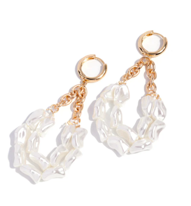 Sunset State of Mind Gold Hoops Hinge