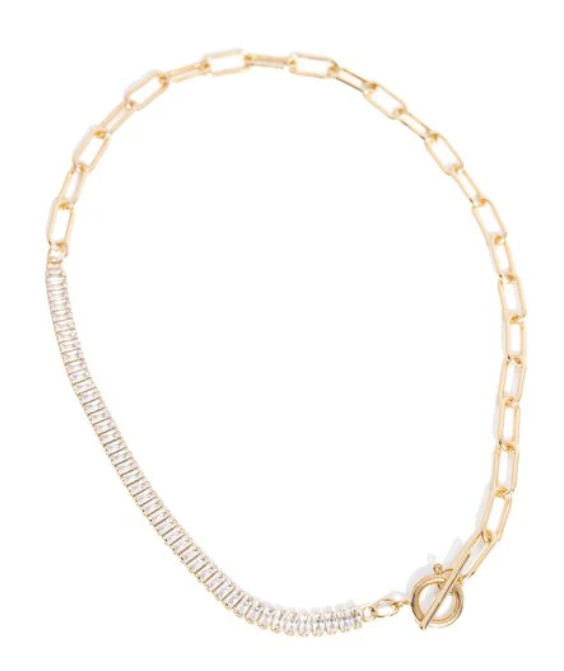 Mismatched Monarchy Gold Necklace