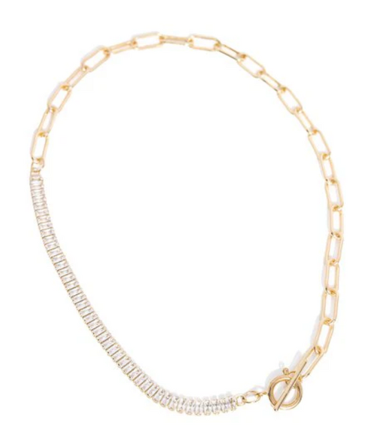 Mismatched Monarchy Gold Necklace