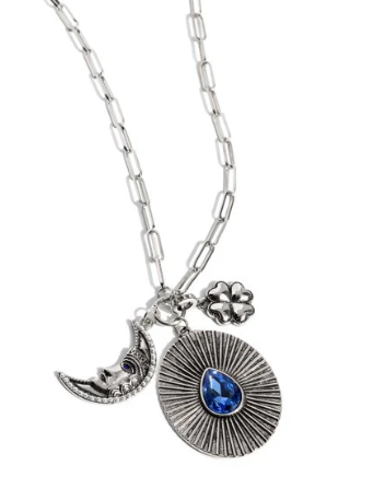 Stirring Season Blue Necklace