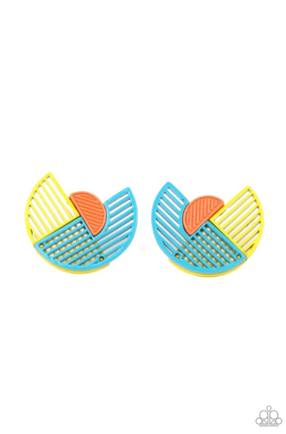 It's Just an Expression Blue Earrings