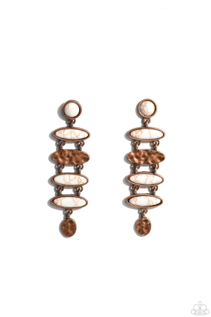 Rustic Reverie Copper Earrings