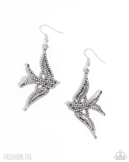 Show Me The World White Earrings