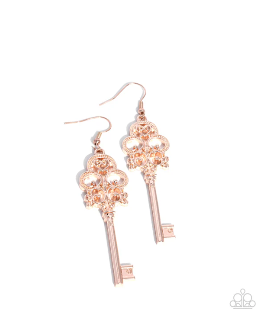Château Chic Rose Gold Earrings