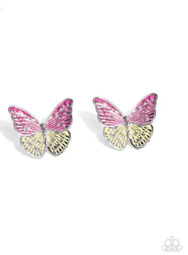 Aerial Appreciation Pink Earrings