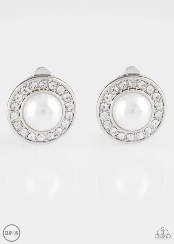 Definitely Dapper White Earrings
