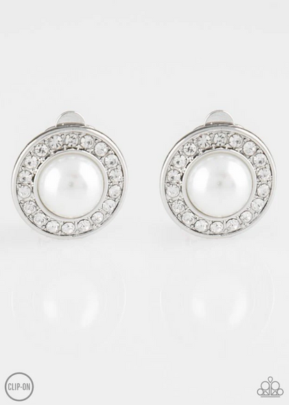 Definitely Dapper White Earrings