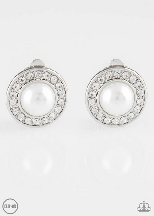 Definitely Dapper White Earrings