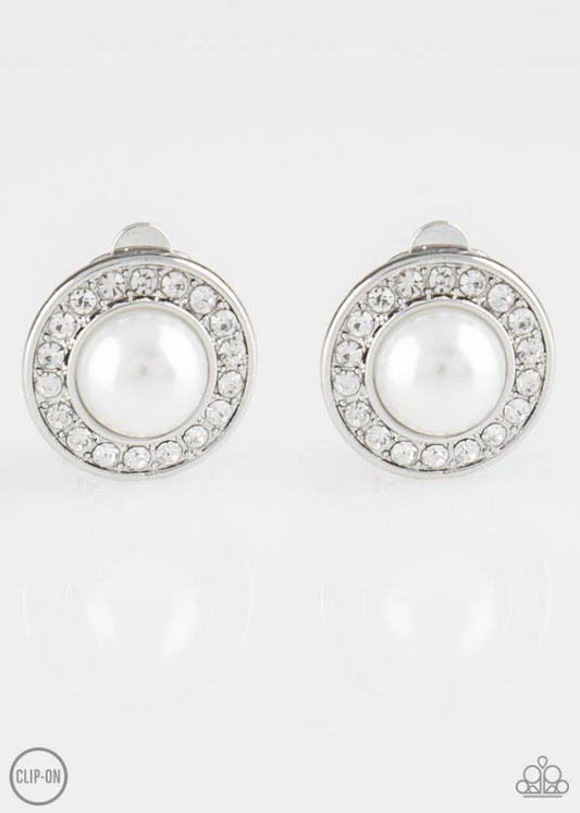 Definitely Dapper White Earrings