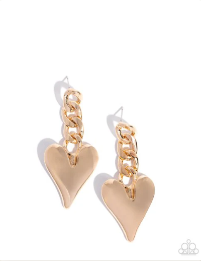 Mechanic Match Gold Earrings