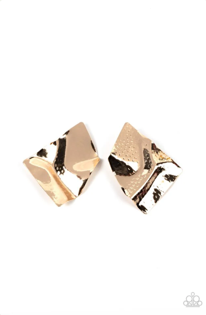 Modern Maverick Gold Earrings