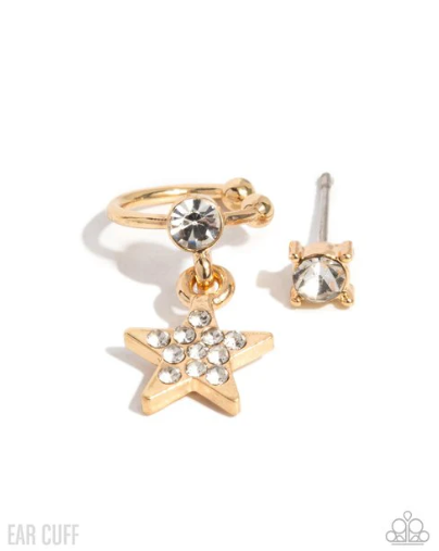Cosmic Cool Gold Earring
